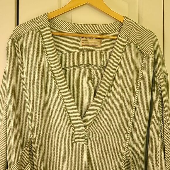 We The Free By The Shore Shirt Olive Combo Size L - Picture 4 of 13